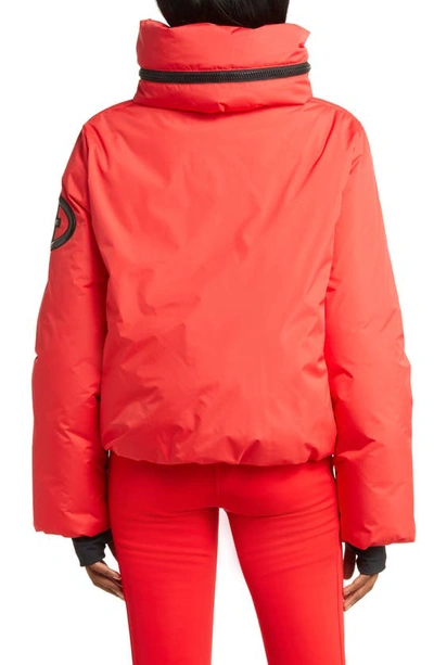 Shop Goldbergh Porter Waterproof Down Ski Jacket In Flame