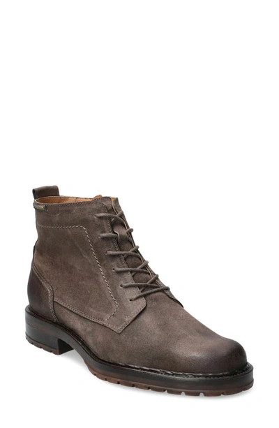 Shop Mephisto Ladislas Zip Derby Boot In Walnut Old Velour