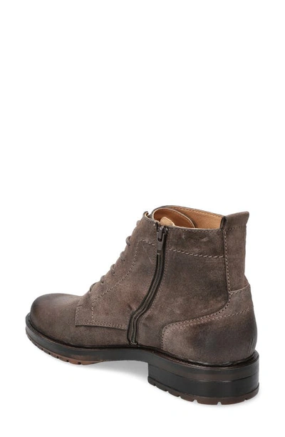 Shop Mephisto Ladislas Zip Derby Boot In Walnut Old Velour