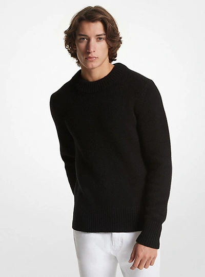 Shop Michael Kors Cashmere Sweater In Black