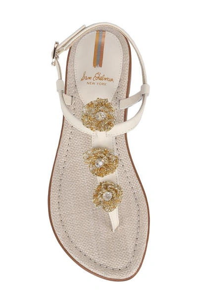 Shop Sam Edelman Gigi Flora Sandal In Modern Ivory