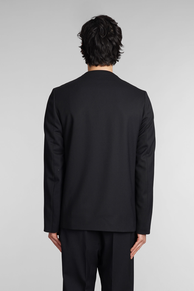 Shop Mauro Grifoni Blazer In Black Polyester