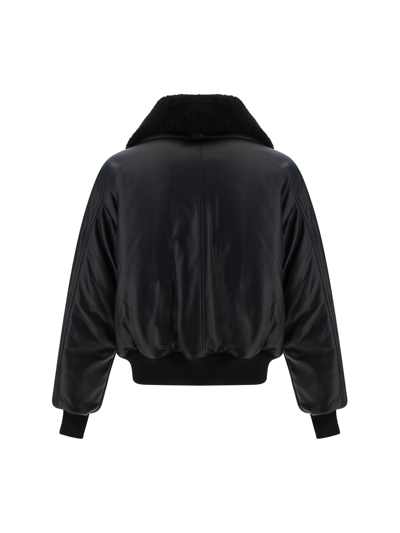 Shop Ami Alexandre Mattiussi Bomber Jacket In Black
