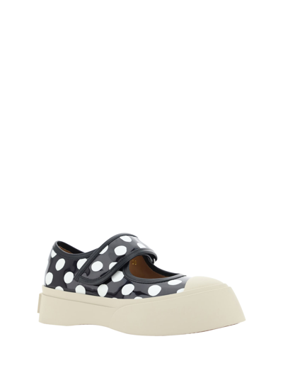 Shop Marni Mary Jane Sneakers In Zo230
