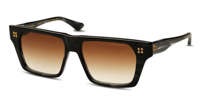 Shop Dita Venzyn - Ink Swirl Sunglasses In Grey/black