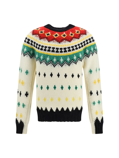Shop Moncler Tricot Sweater In 002