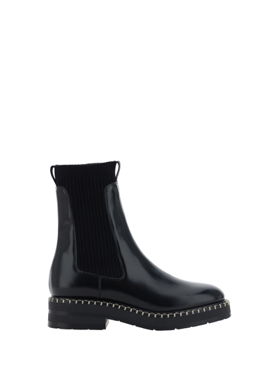 Shop Chloé Noua Ankle Boots In Black
