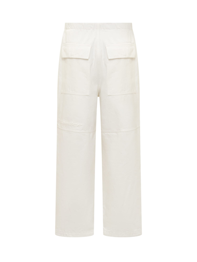 Shop Jil Sander 50 Aw 30 Trousers In Bianco