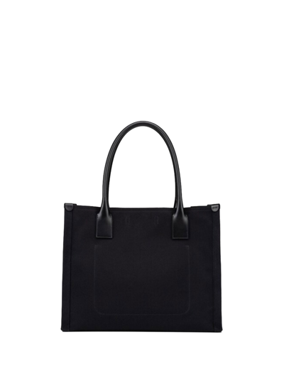 Shop Christian Louboutin Nastroloubi Bag In Canvas In Black