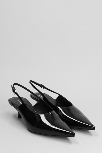 Shop Givenchy Slipper-mule In Black Patent Leather