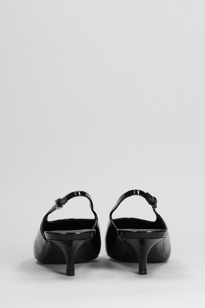 Shop Givenchy Slipper-mule In Black Patent Leather