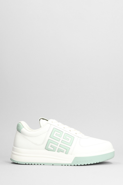 Shop Givenchy G4 Sneakers In White Leather