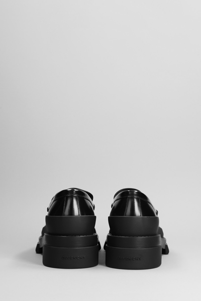 Shop Givenchy Terra Loafer Loafers In Black Leather