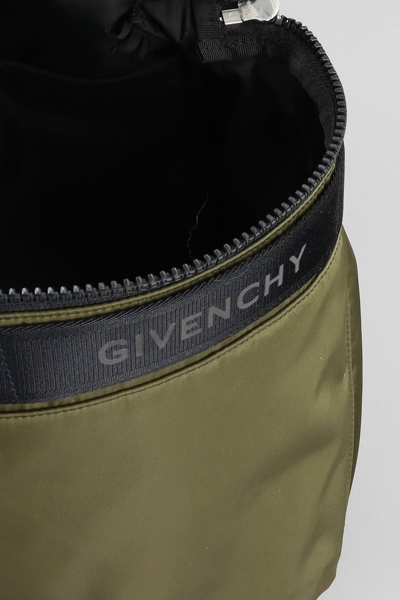Shop Givenchy G-trek Backpack In Khaki Polyamide