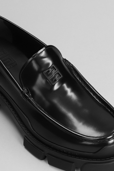Shop Givenchy Terra Loafer Loafers In Black Leather