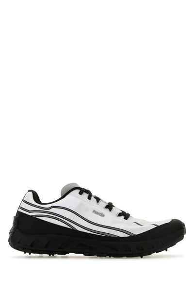 Shop Norda Two-tone Bio-dyneema 002 M Sneakers In White