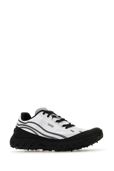 Shop Norda Two-tone Bio-dyneema 002 M Sneakers In White