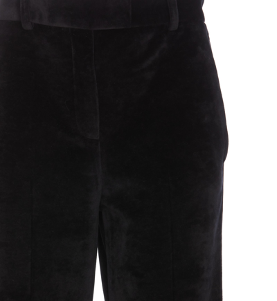 Shop Circolo 1901 Chenylle Pants In Black