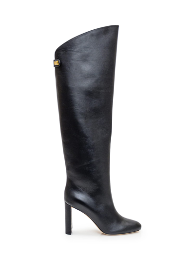 Shop Maison Skorpios Adriana Boot In Leather In Black