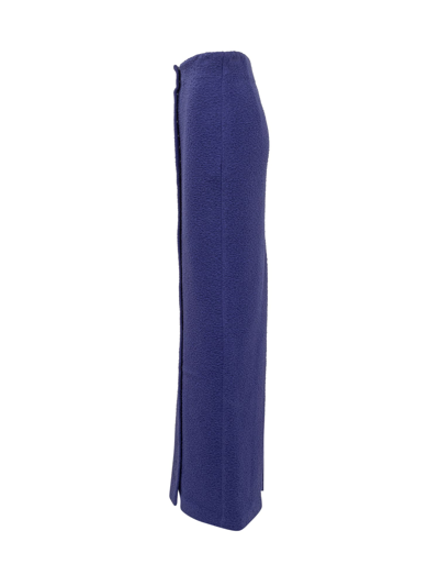 Shop A.w.a.k.e. Long Skirt In Purple