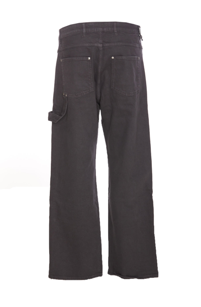Shop Represent R3c Paint Carpenter Denim Jeans In Grey