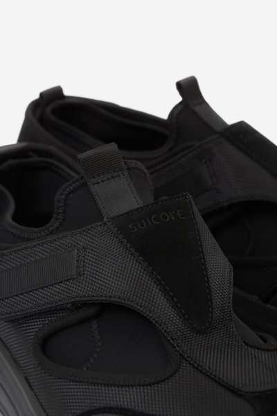 Shop Suicoke Tred Sneakers In Black