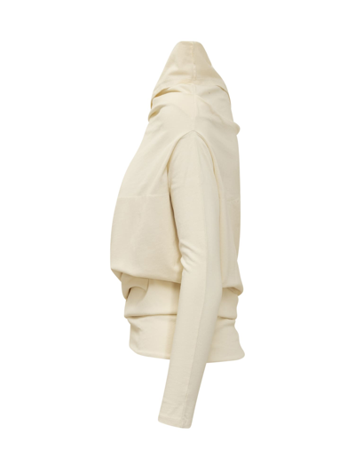 Shop A.w.a.k.e. Cowl Neck Top In Ivory