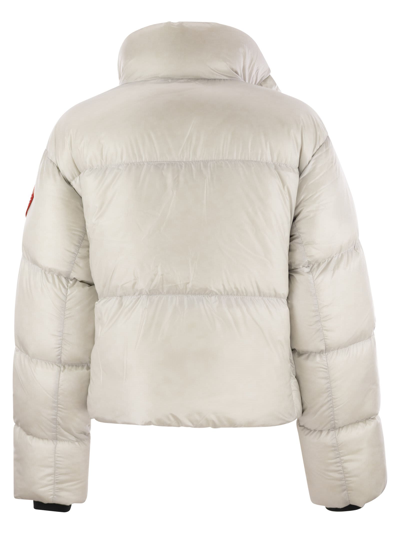 Shop Canada Goose Cypress - Short Padded Jacket In Ice