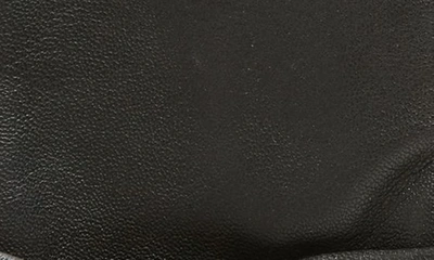 Cole Haan Braid Strap Mixed Media Leather Gloves In Black