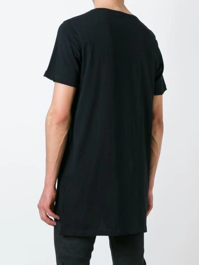 Shop Diesel Scoop Neck T-shirt In Black