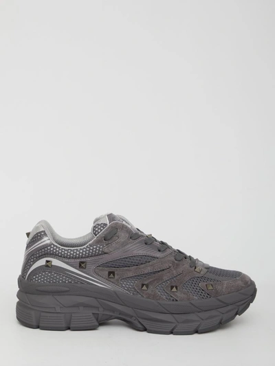 Shop Valentino Ms-2960 Sneakers In Grey