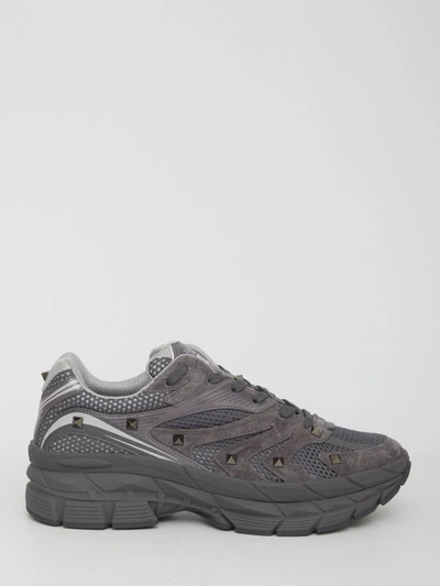 Valentino Ms-2960 Low-top Trainer In Grey