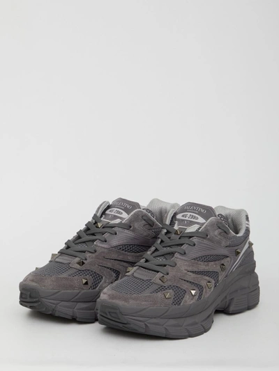 Valentino Ms-2960 Low-top Trainer In Grey
