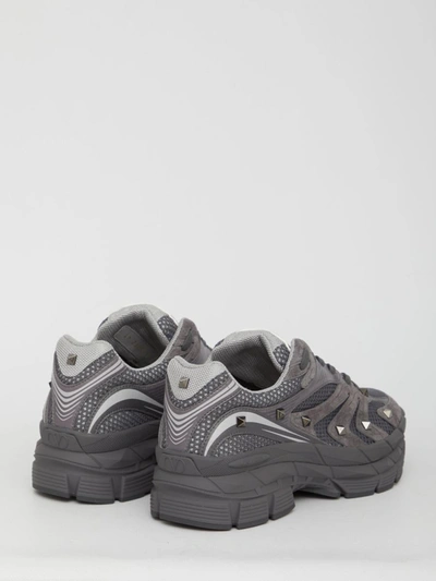 Shop Valentino Ms-2960 Sneakers In Grey