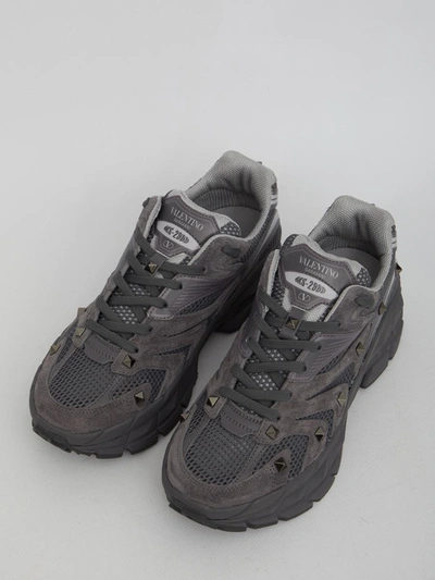 Valentino Ms-2960 Low-top Trainer In Grey