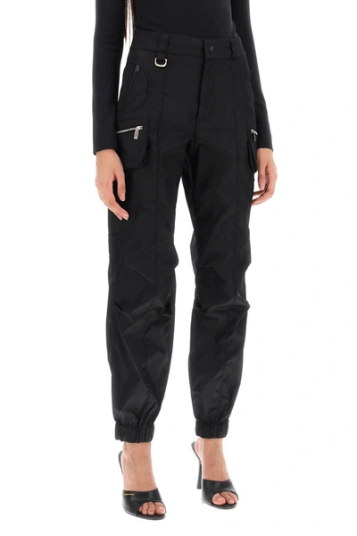 Shop Off-white Cargo Pants In Nylon Twill In Black