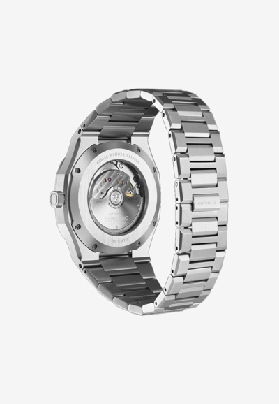 Shop D1 Milano Automatic 41.5 Mm Watch In Silver