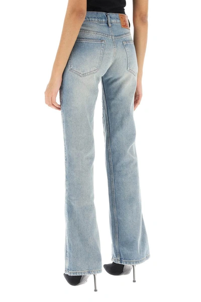 Shop Y/project Y Project Hook-and-eye Flared Jeans In Blue