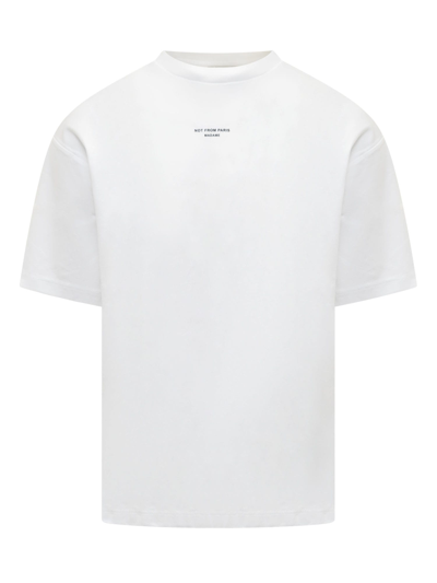 Shop Drôle De Monsieur Classique T-shirt In White