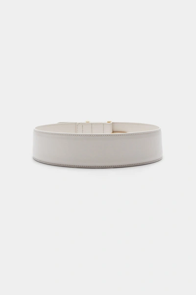 Shop Altuzarra 'hardware' Belt In Ivory