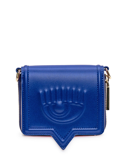 Shop Chiara Ferragni Eyelike Wallet In Royal Blue