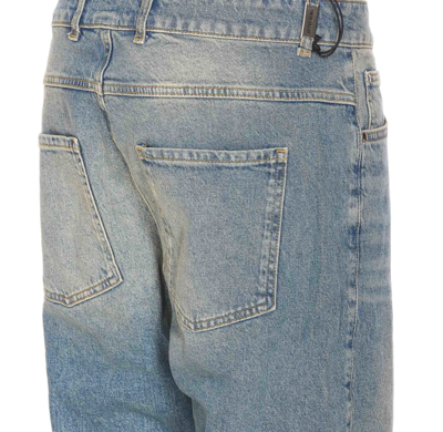 Shop Represent R3 Baggy Denim Jeans In Blue