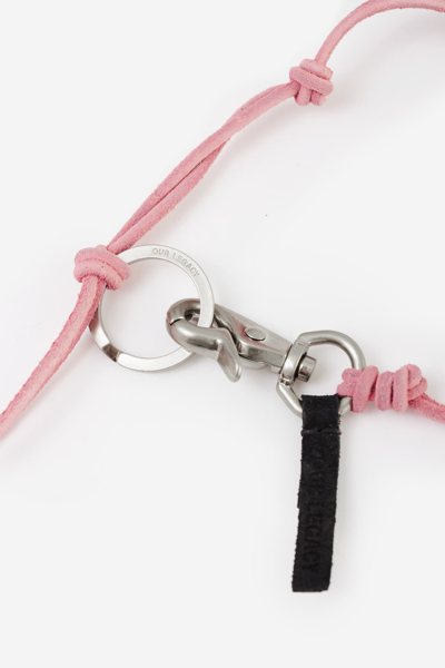 Shop Our Legacy Ladon Keys Holder In Rose-pink