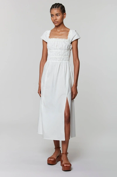 Shop Altuzarra 'lily' Dress In Optic White
