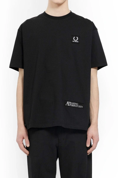Shop Raf Simons Fred Perry X  T-shirts In Black