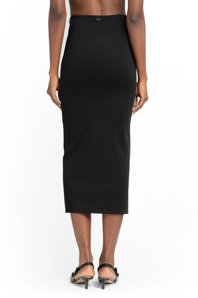 Shop Prada Skirts In Black