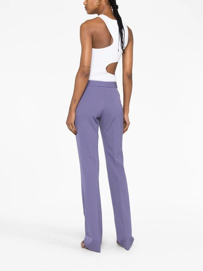 Shop Stella Mccartney Trousers In Purple