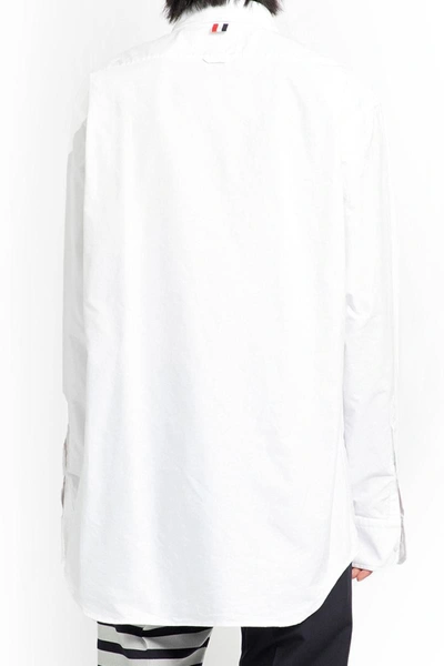 Shop Thom Browne Shirts In White