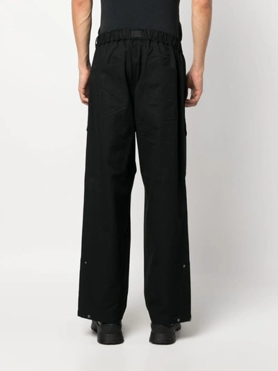 Shop Y-3 Trousers In Black