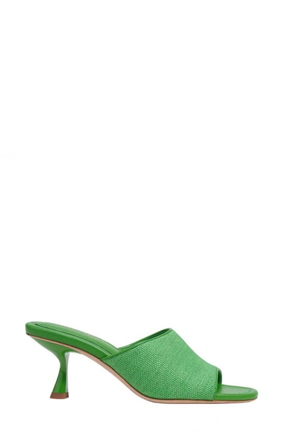 Kate Spade Malibu Summer Raffia Slide Sandals In Ks Green